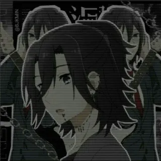 ❤ Anime, Mädchen, Dunkel, Gothic telegram sticker