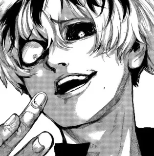 😈 Anime, Manga, Zeichnung, Skizze, Charakter, Porträt telegram sticker