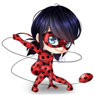 🙃 Ladybug Miraculous: Tales of Ladybug & Cat Noir coccinella, Miraculous, Miraculous - Le storie di Ladybug e Chat Noir, cartone animato, anime telegram sticker