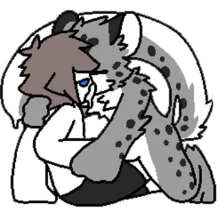🖤 Changed videogame, furry, antropomórfico, transfur, personagens telegram sticker