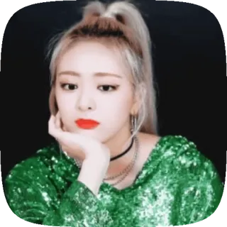 🪷 Shin Yuna K-pop, fille, chanteuse, divertissement, mignon, étincelle telegram sticker