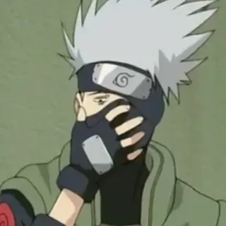 ⚡️ Kakashi Naruto anime, kakashi hatake, ninja, naruto, manga, character telegram sticker