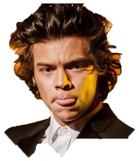 😛 Harry Styles harry styles, singer, celebrity, one direction, pop star telegram sticker