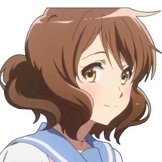 🙃 anime, girl, school uniform, character, animation, cartoon telegram sticker