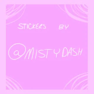 🏳 STICKERS BY
@MISTYDASH adesivi, mistydash, arte, fatto a mano, arte digitale whatsapp sticker