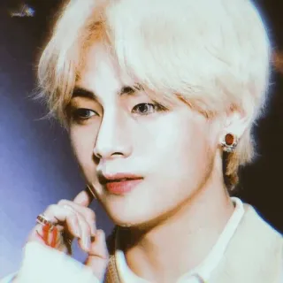 ❕ V kpop, sänger, bts, musik, idol, v telegram sticker