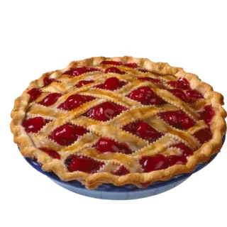 🥧 tarta de cerezas, tarta, postre, repostería, comida, dulce telegram sticker
