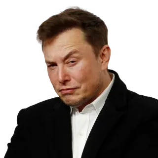 🤨 Elon Musk elon musk, tesla, spacex, empreendedor, negócios, tecnologia telegram sticker