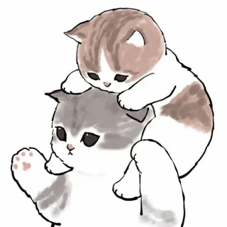 🥞 cat, kitten, cute, animals, pet, domestic cat telegram sticker
