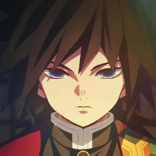 🌊 Giyu Tomioka Demon Slayer Аниме, Клинок рассекающий демонов, Гию Томиока, Персонаж, Водяной столп telegram sticker
