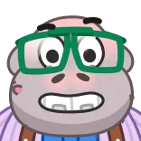 Hopper the Hippo telegram stickers
