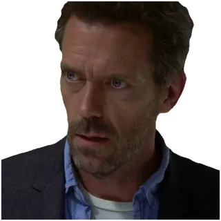 ❔ Dr. Gregory House House M.D. 의사, 의료, TV 프로그램, 집, 심술궂은 telegram sticker
