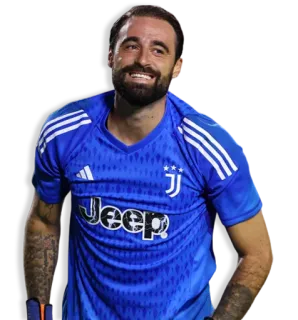 😋 piłka nożna, sportowiec, bramkarz, Juventus, piłka nożna, sport, gracz telegram sticker