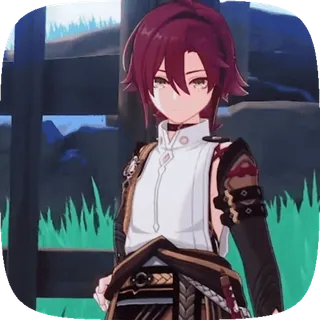 😊 Heizou Genshin Impact アニメ, ゲーム, キャラクター, 平蔵, 原神 telegram sticker