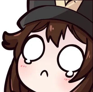 🥺 Hu Tao Genshin Impact anime, chorando, fofo, triste telegram sticker