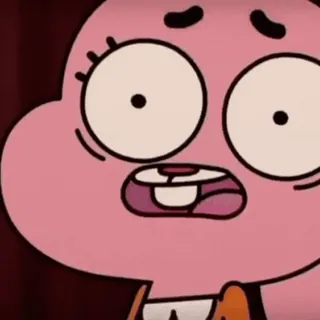 😐 Anais Watterson The Amazing World of Gumball Desenho animado, Engraçado, Animado, Personagem, O Incrível Mundo de Gumball telegram sticker