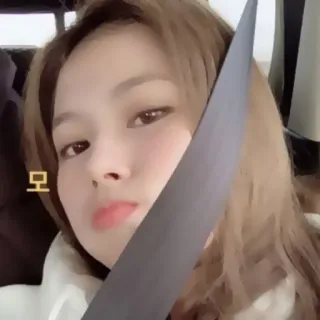 🍑 모 personne, femme, coréenne, selfie telegram sticker