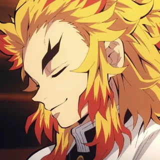 🔥 Kyojuro Rengoku Demon Slayer Anime, Demon Slayer, Rengoku, Kyojuro Rengoku, Feu, Personnage, Manga telegram sticker