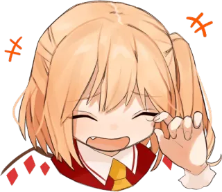 😂 anime, manga, character, cute, kawaii, girl, happy, smile telegram sticker
