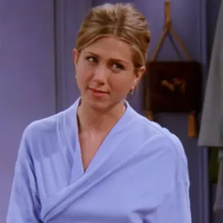 🙃 Rachel Green Friends Rachel Green, Friends, Jennifer Aniston, série télé, personnage, actrice, portrait telegram sticker