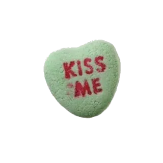 ❤️ KISS ME caramella, cuore, dolce, bacio, San Valentino, cuore di zucchero telegram sticker