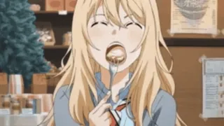 🤤 Anime, Essen, Essen, Frau, Süß, Cartoon telegram sticker