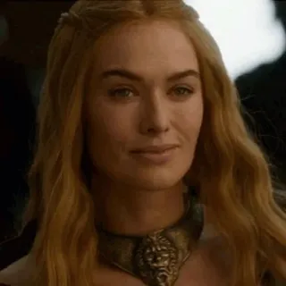 😐 Cersei Lannister Game of Thrones Cersei Lannister, Game of Thrones, HBO, Lena Headey, reine, blonde, fantaisie telegram sticker