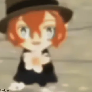 🌟 Chuya Nakahara Bungo Stray Dogs telegram sticker