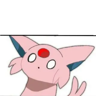 😱 Espeon Pokemon pokemon, espeon, anime, sticker, schattig telegram sticker