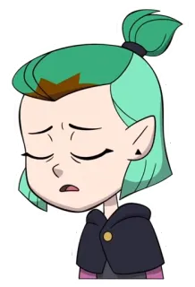😩 Amity Blight The Owl House Hoạt hình, Phù thủy, Anime, Disney, Buồn telegram sticker