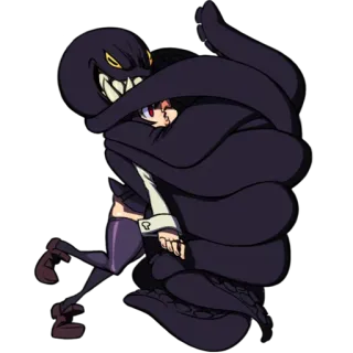 😚 Filia Skullgirls jeu, combat, animé, Filia, Skullgirls telegram sticker