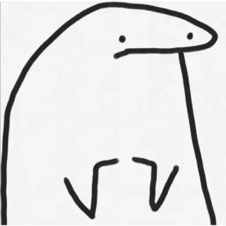 👉 stick figure, simple, cartoon, character, drawing telegram sticker