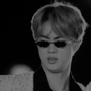 ✖️ Jin K-pop, Chanteur, Célébrité, Musique, Portrait, Jin, BTS telegram sticker