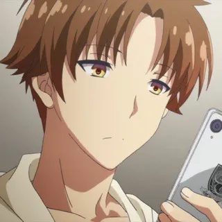 ⭐ Ayanokoji Kiyotaka Classroom of the Elite Anime, Classroom of the Elite, Ayanokoji Kiyotaka, Karakter, Potret telegram sticker