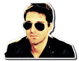 🕶 мужчина, солнцезащитные очки, портрет, серьезный, крутой, человек telegram sticker