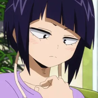 😤 Kyoka Jiro My Hero Academia Аниме, Моя геройская академия, Кьёка Джиро, Earphone Jack, Boku no Hero Academia, МГА whatsapp sticker