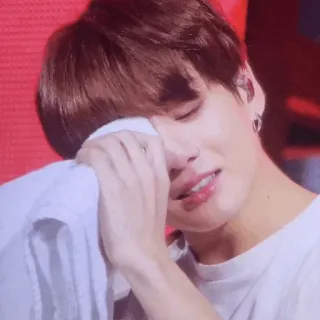 🍪 crying, sad, tearful, emotional, person, man, wiping tears whatsapp sticker