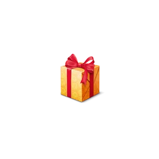 🎁 подарок, презент, красный, лента, желтый, коробка, праздник telegram sticker