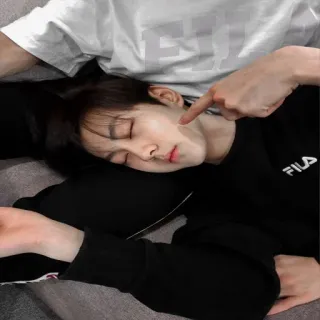 😴 personne, dormir, repos, femme, couple whatsapp sticker