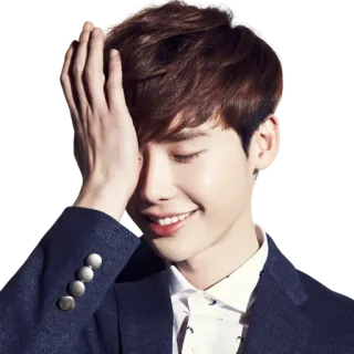 🤦 Lee Jong-suk coréen, acteur, mannequin, beau, sourire telegram sticker