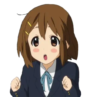 🤗 Anime, Fofo, Estudante, Garota, Desenho animado telegram sticker