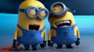 😂 Minions Despicable Me Minions, Cartoon, Gelb, Figur, Lustig, Film telegram sticker