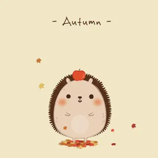 Autumn rain whatsapp stickers