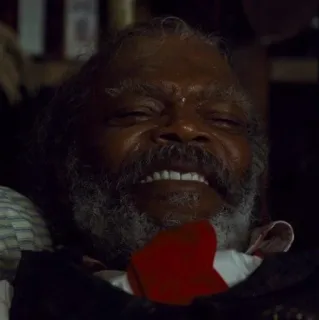 🎗 Samuel L. Jackson film, krew, ranny, wyraz twarzy, aktor telegram sticker