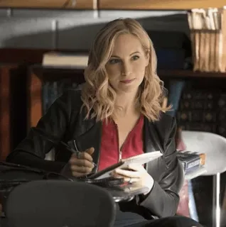 🗝 Caroline Forbes The Vampire Diaries Caroline Forbes, vampire diaries, actress, Candice King, woman, student telegram sticker