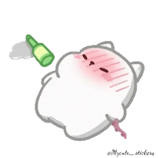 Michi gordito @Mycute_stickers telegram stickers
