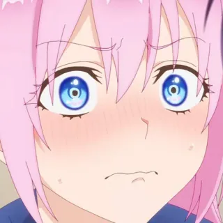 🌷 Anime, verängstigt, nervös, ängstlich, geschockt, besorgt telegram sticker