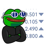 📊 Pepe the Frog pepe, ếch, meme, kính râm, ngầu, meme trên mạng whatsapp sticker