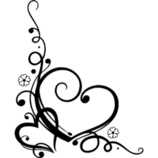 ❣ heart, flower, floral, design, ornament, decorative, swirl telegram sticker