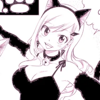🎏 Edens Zero Anime, Chica gato, Lindo, Manga whatsapp sticker